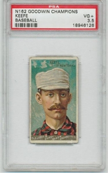 1888 N162 Goodwin Champions Tim Keefe PSA VG+ 3.5